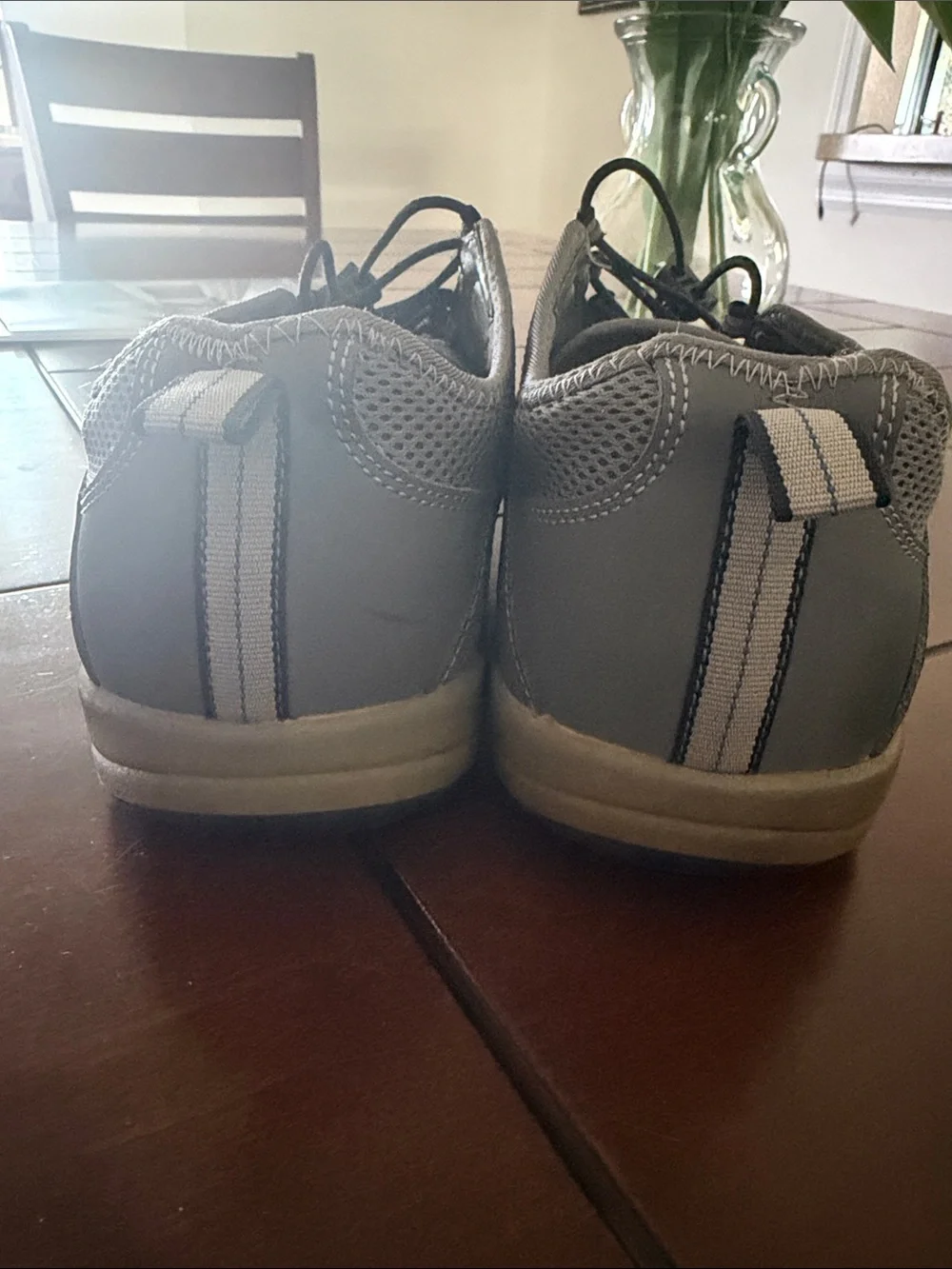 Land’s End Grey Mesh Men's Casual Sneakers